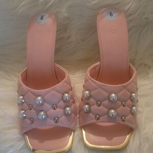 Karl Lagerfeld Pink Quilted Women's Shoes